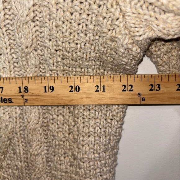 Ralph Lauren Denim & Supply Cable Knit Shawl Collar Cardigan Mens L Cotton Linen - Picture 13 of 16